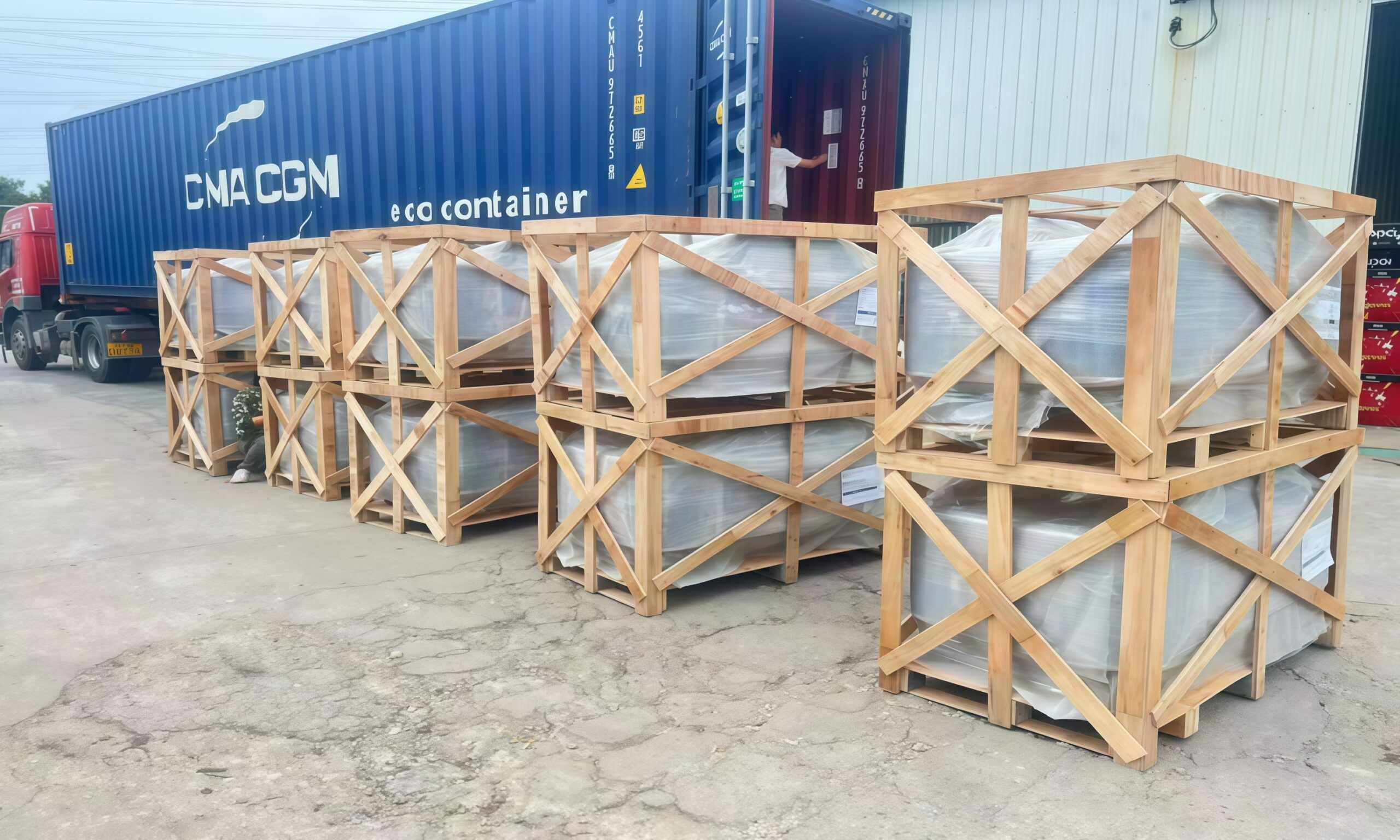 Air shipping process