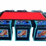 Top View of 10 Player Fish Game Cabinet for Commercial Arcade Operations