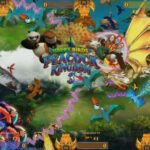 Happy Birds Peacock Kingdom 3 arcade fishing game board, Kung Fu Panda themed bird shooting game for commercial arcades