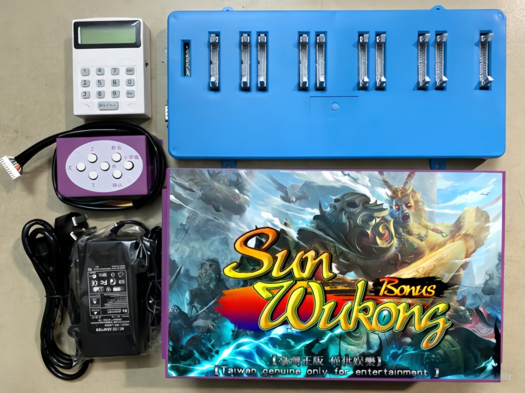 Wukong Jackpot arcade fishing game board kit, complete game machine components for arcades