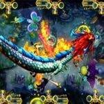 Sun Wukong arcade fishing game promotional image (6.jpg), high-definition game visuals with character interactions and commercial arcade themes