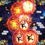 arcade fishing game bomb skill effect high multiplier explosion gameplay fish hunter machine