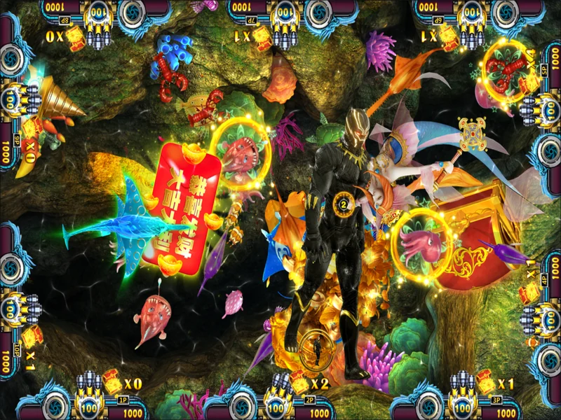 fishing game jackpot wolf boss high multiplier bonus reward arcade fish hunter gameplay