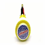 Yellow 46mm LED arcade enhance button for fish table machines