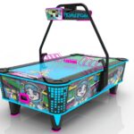 Commercial Air Hockey Table Arcade Machine, 2 player coin-operated air hockey game machine for game centers and entertainment venues