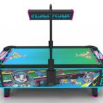 Jumping Bunny Air Hockey Arcade Machine Front Display for Family Entertainment Centers