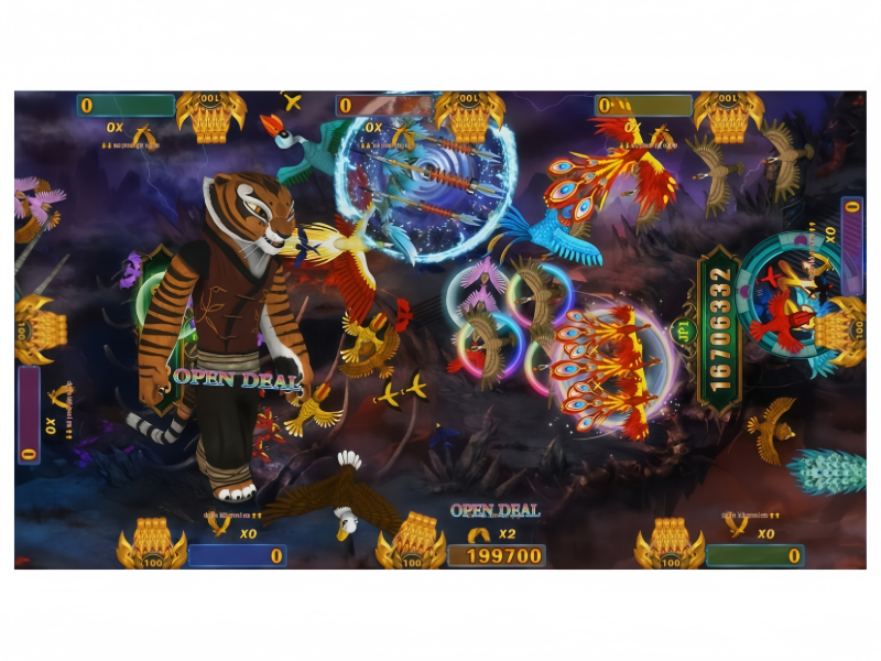 Kung Fu Panda Fish Game Special Skill Attack with Enhanced Combat Effects