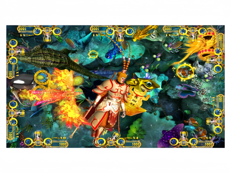Sun Wukong Jackpot Special Skill Attack in Arcade Fishing Game