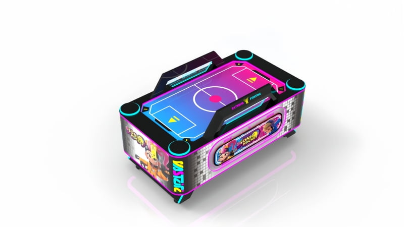 根据标题内容Hockey Stars Air Hockey Arcade Machine把上面图片的内容补充完整，要求符合SEO标准，被谷歌收录，每一张图片的内容都不要重复