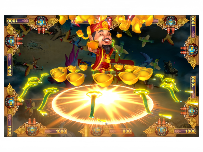 A Mortal's Journey to Immortality fish game bonus feature with reward collection scene