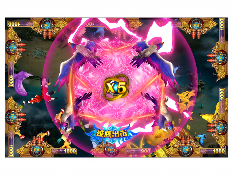 Special skill effect in A Mortal's Journey to Immortality fish game featuring energy burst attack