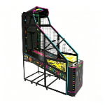 Adult Basketball Arcade Machine with LED Score Display and Coin Operated Shooting Game System