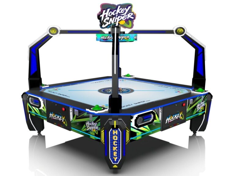 4 Player Coin Operated Air Hockey Arcade Machine with LED Score Screen