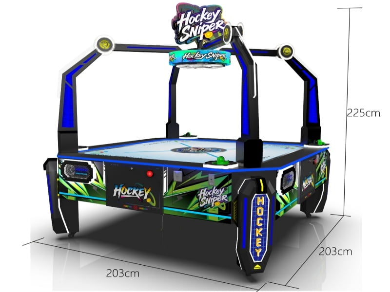 Air Hockey Sniper Arcade Machine Dimensions and Installation Guide