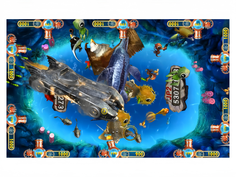 Batman Knight of Vengeance fish game boss battle scene