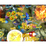 Black Panther Fish Game Bonus Round with Explosion Effects and Coin Rewards