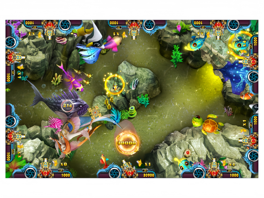 Black Panther Fish Game Real Gameplay Interface with Multi-Target Action