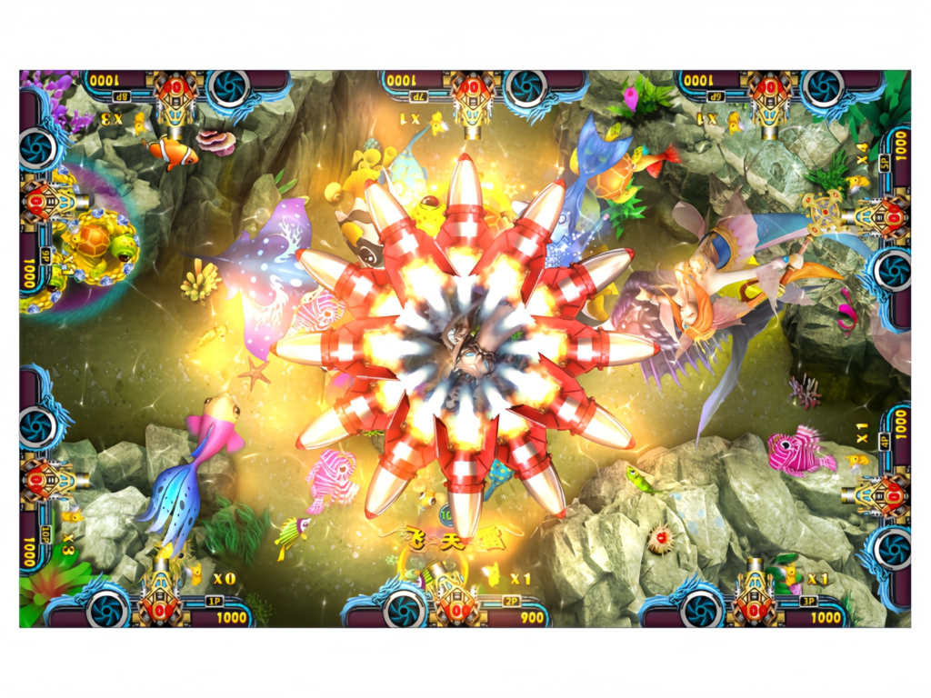 Black Panther Fish Game Special Skill Effect with Area Attack Animation