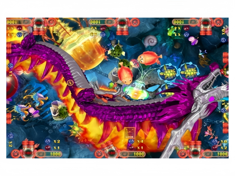 Captain America Fish Game Live Gameplay Scene with Giant Sea Creature and Multi-Target Action