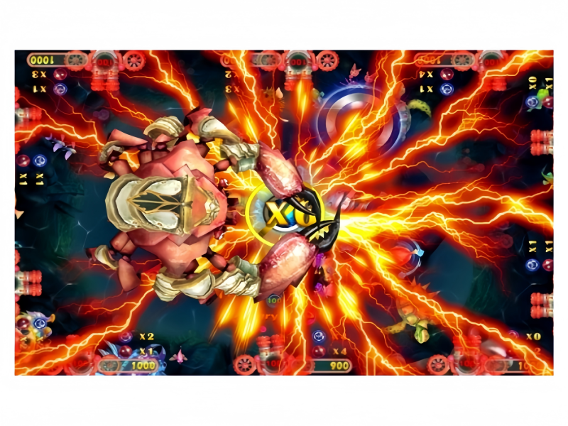 Captain America Fish Game Jackpot Reward Scene with Hero Power and Big Win Effects