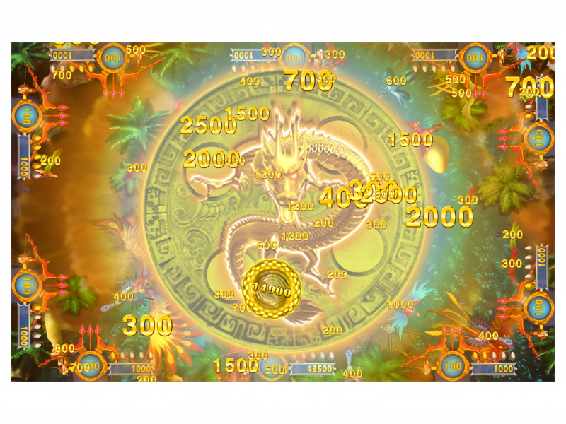 Devil VS Monster Fish Game PCB Kit showing a magic circle feature with special reward effects