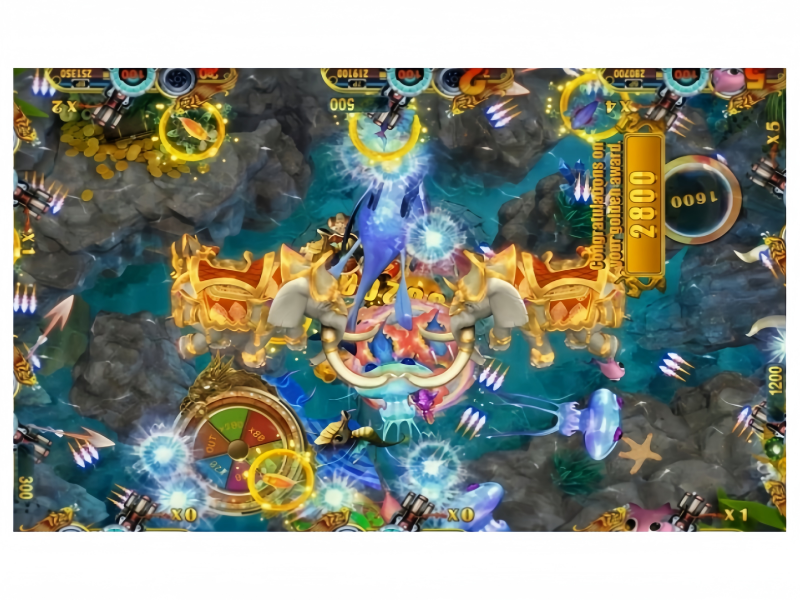 Dragon Phoenix Fish Game Live Gameplay Scene with Dragon-Themed Targets and Arcade Action