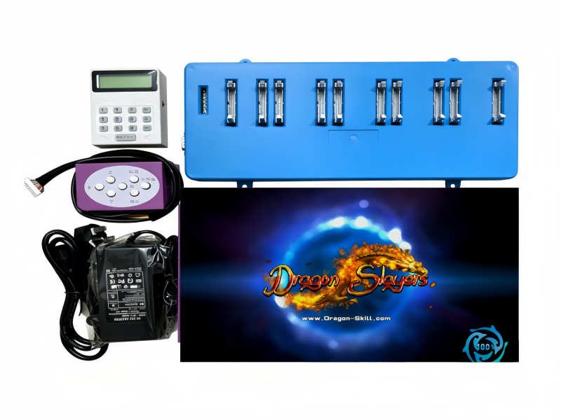Dragon Slayers fish game PCB kit with controller panel power supply and game software