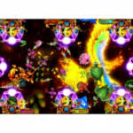 Fire Phoenix Fish Game PCB Kit featuring a powerful flame burst skill during arcade gameplay
