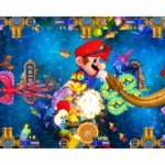 Player attacking sea creatures in Ghost Rider Fish Game PCB Kit