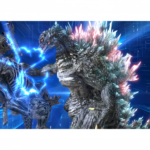 Godzilla boss character featured in Godzilla vs Alien fish game special event mode