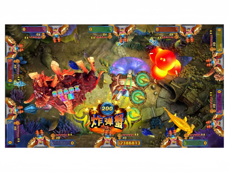 Golden Matador Fish Game PCB Kit battle mode with boss fight and bonus rewards