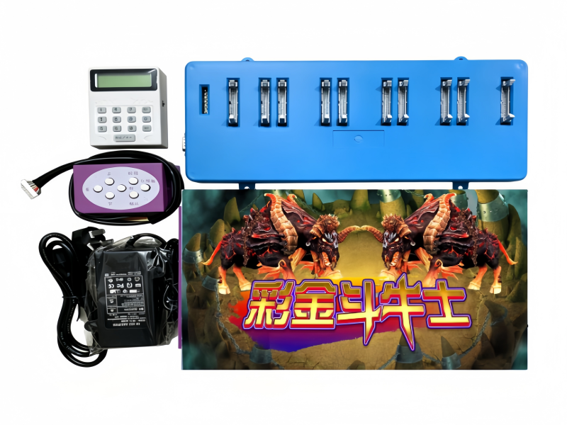 Golden Matador Fish Game PCB Kit with control system and multi-player arcade board