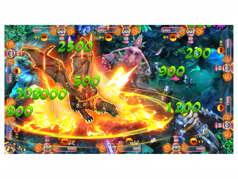 Green Lantern Fish Game Special Skill Attack with Area Damage Effects