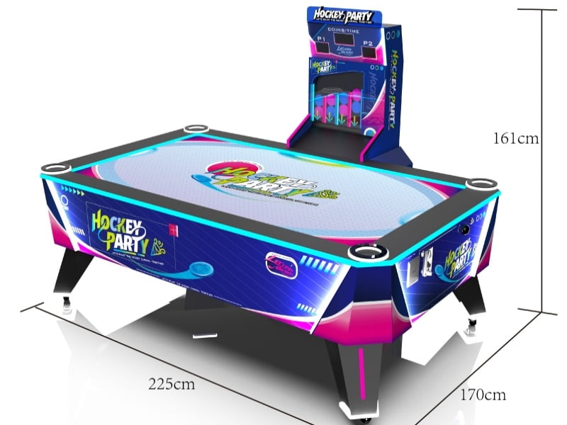 Hockey Party Air Hockey Arcade Machine Dimensions and Installation Guide