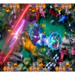 Injustice Alliance Fish Game Boss Battle with Hero Characters and Combat Effects