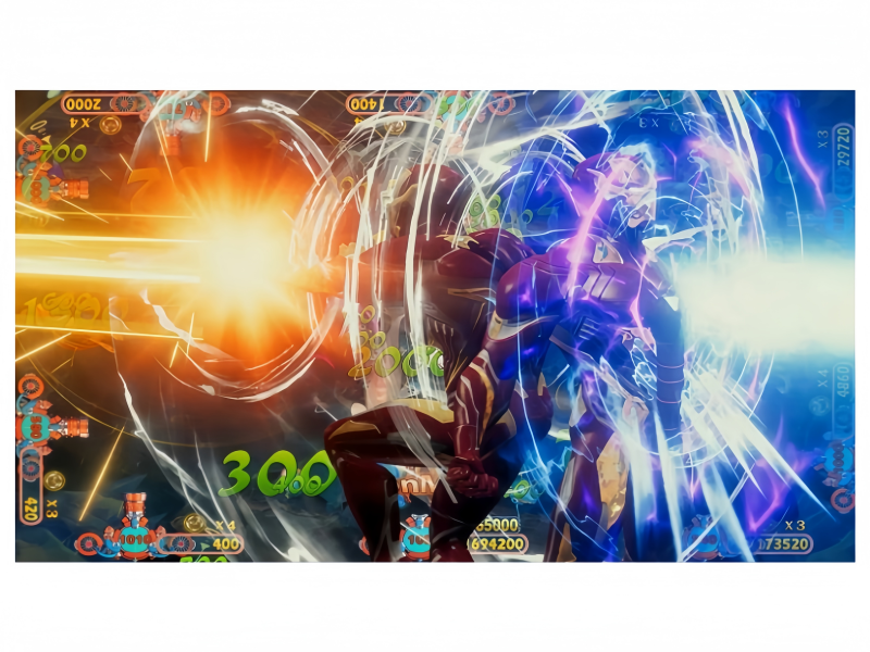 Iron Man Ultimate Attack Effect in Multi Player Fish Shooting Arcade Game