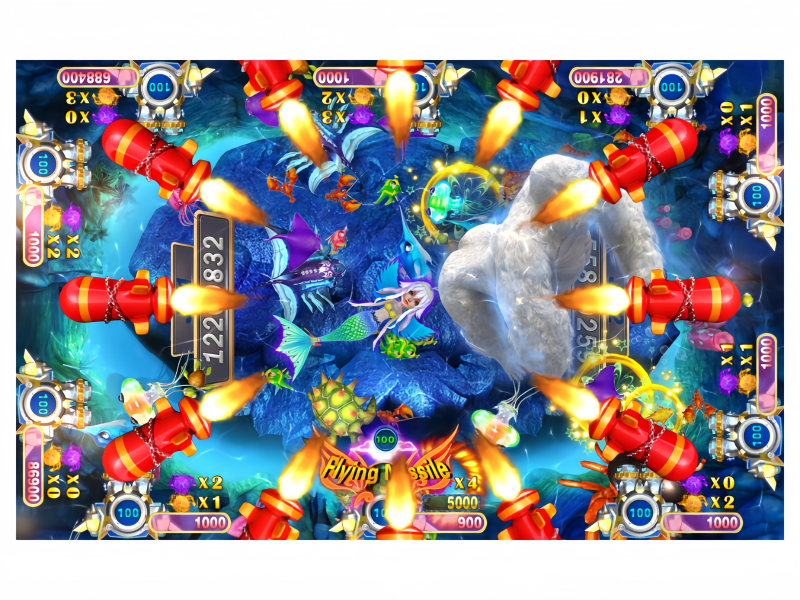 King Ghidorah Fish Game PCB Kit featuring a multi-cannon battle mode with special attack effects