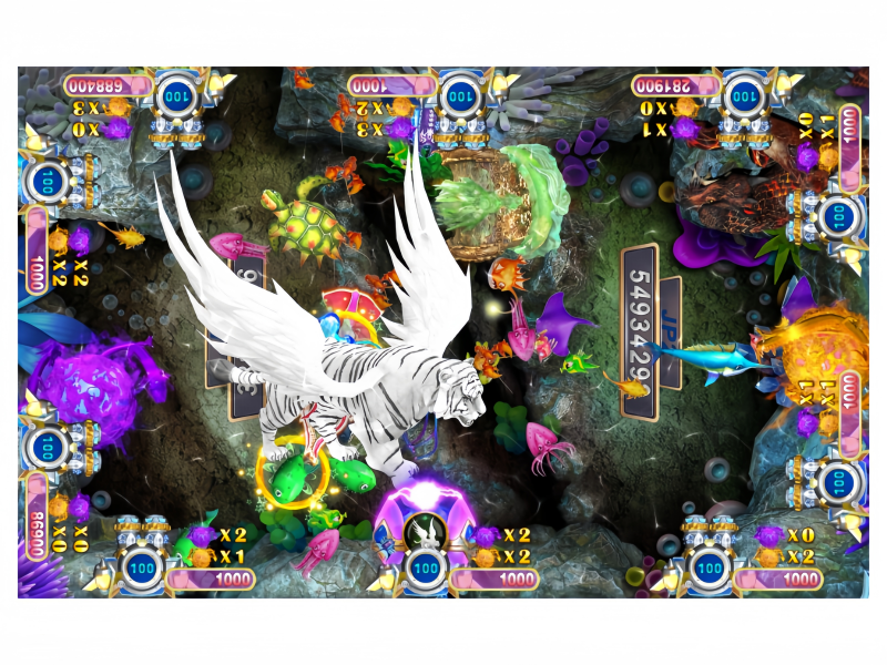 King Ghidorah Fish Game PCB Kit featuring a winged creature bonus reward event