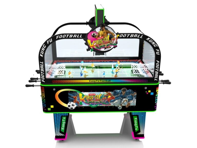 Coin Operated Kung Fu Football Arcade Machine with Ticket Dispenser
