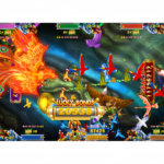 Phoenix Revenge Fish Game Boss Battle Scene with Phoenix Attack Effects