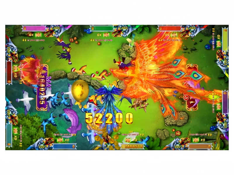 Phoenix Revenge Fish Game Phoenix Boss Encounter with Fire Attack Effects
