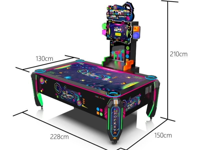 Pixel Air Hockey Arcade Machine Dimensions and Installation Guide