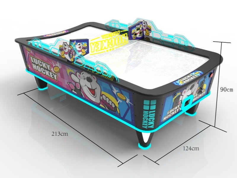 Polar Bear Air Hockey Arcade Machine Dimensions and Installation Size Guide