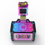 Sonic Air Hockey Arcade Machine Front View for Commercial Entertainment Centers