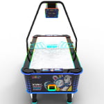 Space Air Hockey Arcade Machine Front View for Commercial Entertainment Centers