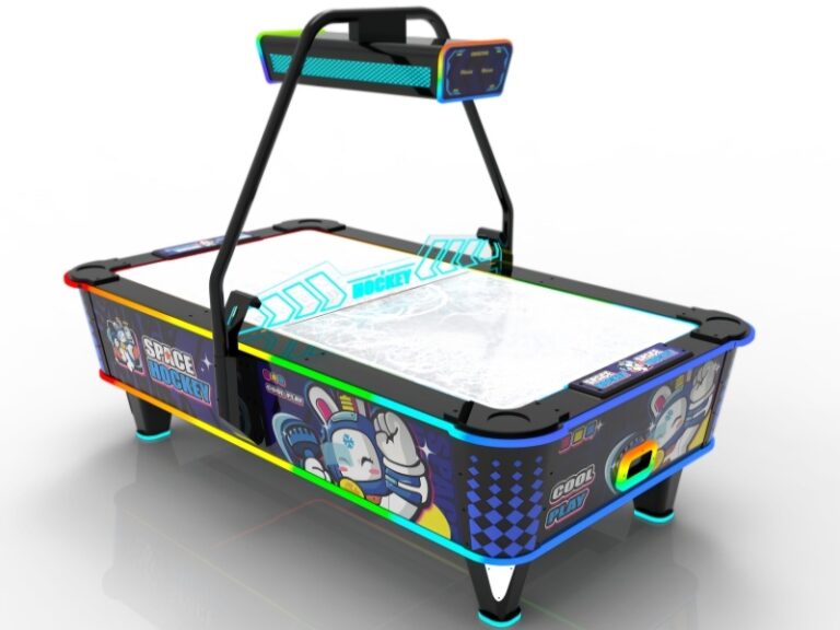 Space Style Air Hockey Arcade Machine | LED Parent-Child Game Table