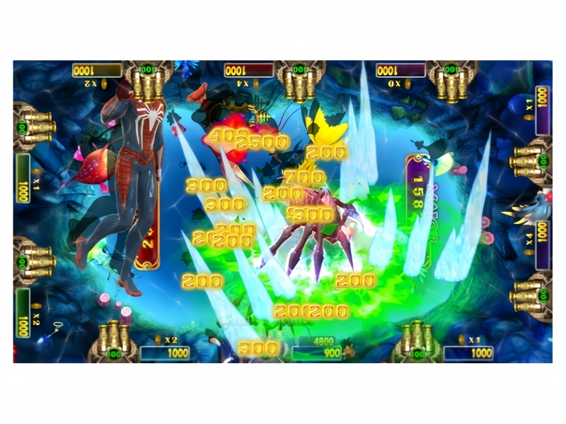 Spider-Man No Way Home Fish Game Special Skill Effect with Web Attack Animation