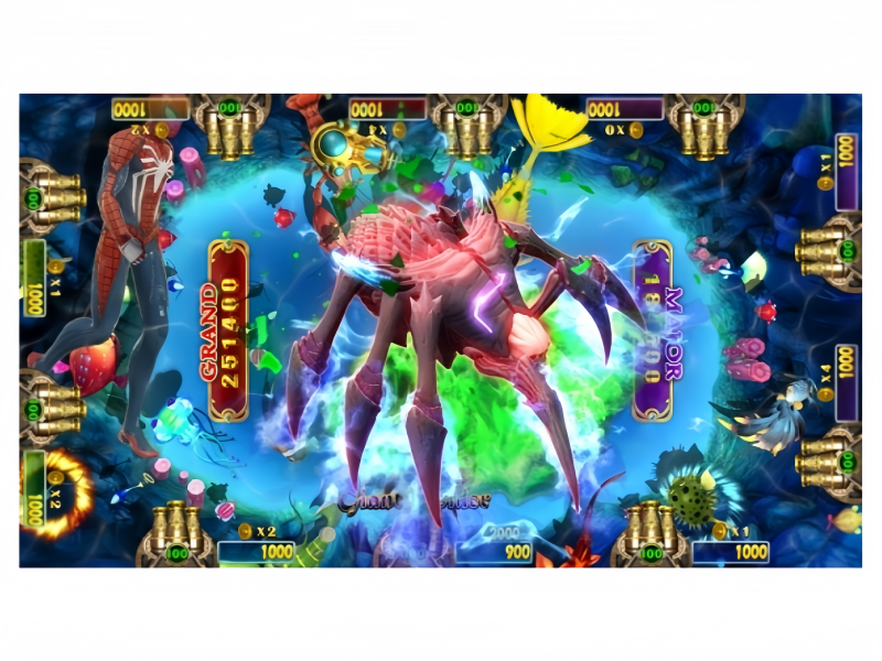 Spider-Man No Way Home Fish Game Spider Boss Encounter with Character Battle Effects