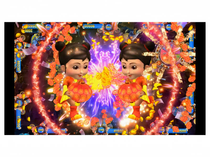 Stallone Fish Game PCB Kit showing a twin reward bonus feature with special prize effects
