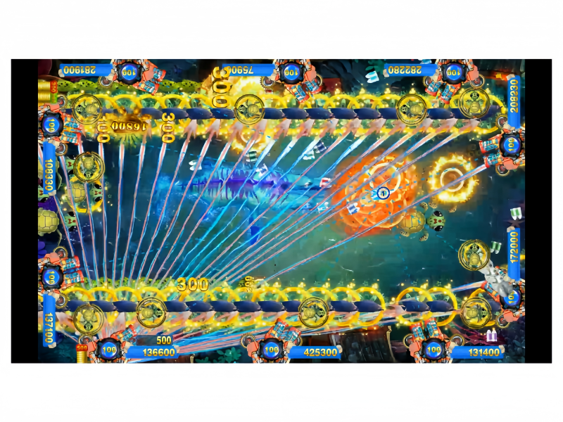 Stallone Fish Game PCB Kit featuring multi-target shooting gameplay with special attack effects